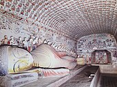 Reclining Buddha, Mogao cave