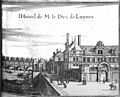 The Hotel de Luynes in 1655, engraving after Israel Silvestre