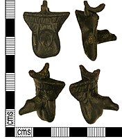 A phallic pendant from Kent (UK).
