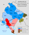 Linguistic structure of Montenegro by municipalities 2011