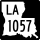Louisiana Highway 1057 marker