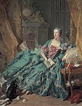 Madame de Pompadour; by François Boucher; 1756; oil on canvas; 2.01 x 1.57 m; Alte Pinakothek (Munich, Germany)[169]