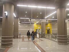 The station's concourse level