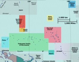 Naval Base Abemama is located in Micronesia