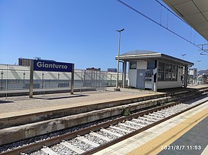 View of Gianturco station