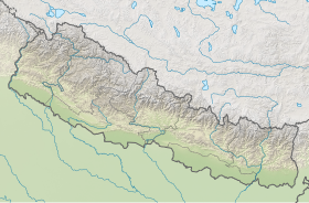 Map showing the location of Charkose Jhadi