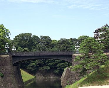 皇居内的二重桥。
