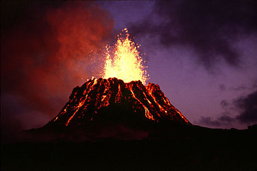 View at dusk, June 1983