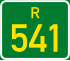 Regional route R541 shield