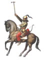 Scythian warrior in bronze scale armour
