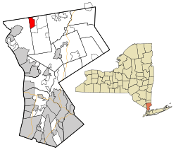 Location of Mohegan Lake, New York