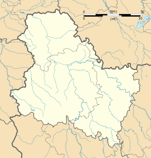 索村在约讷省的位置