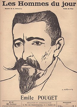 Caricature of Émile Pouget.