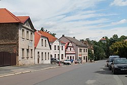 Zámecké Square, the centre of Žleby