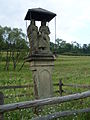 Lemko roadside figure of Holy Family