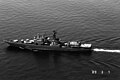 Admiral Zakharov underway on 7 March 1989.