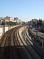 The tracks in the direction of Sintra, December 2005