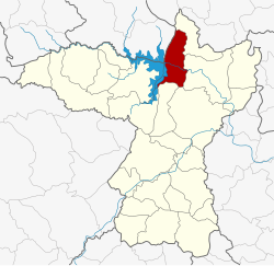 District location in Khon Kaen province