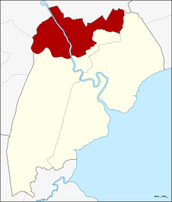 District location in Samut Songkhram province