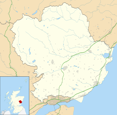 Location map Scotland Angus