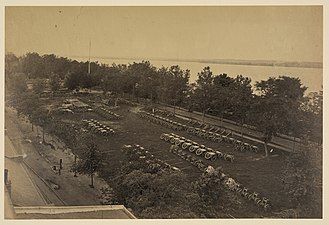 View from the roof of model arsenal