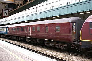 “英国铁路2D型客车”开放式二等座车/守车合造车