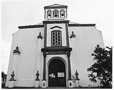 Church façade in 1984.