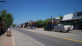 Community of Oscoda along U.S. Route 23