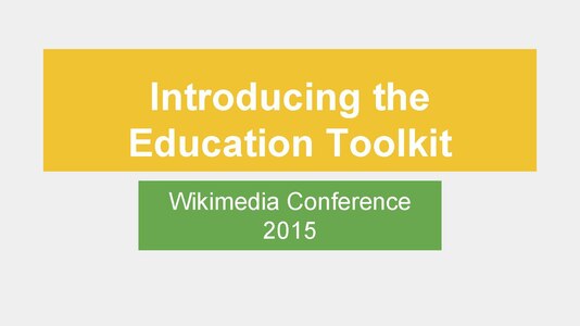 Education Toolkit presentation by Kacie (PDF)