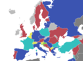 Performances of various countries in Eurobasket