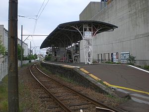 车站站台（2008年4月）
