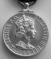 Elizabeth II, 1954–2022. (Early issues add 'BR: OMN')