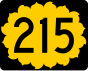 215号堪萨斯州州道 marker