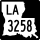 Louisiana Highway 3258 marker