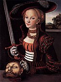 Judith with the Head of Holofernes by Lucas Cranach the Elder, 1530