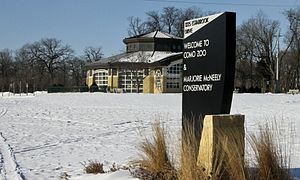 Entrance sign.