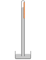 一个简单的水银气压表垂直水银柱的示意图
