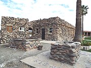 A different view of the main building of the Wranglers Roost Stagecoach Stop.