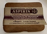 German package of aspirin