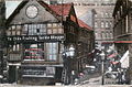 The Old Wellington Inn (1552) and Shambles Square, Manchester, England, moved 1999.