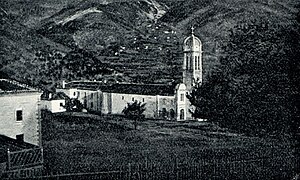 The St Alexander church of Orosh in 1903