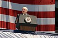 The Blue Goose lectern featuring the seal of the vice president of the United States in 2003