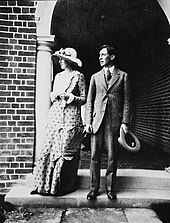 Virginia and Leonard on their engagement in 23 July 1912