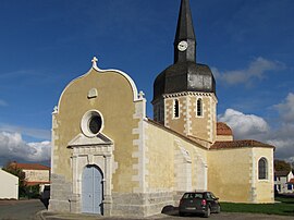 The church of Saint-Martin, in La Jonchère