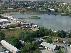 The selo of Achkhoy-Martan, the administrative center of the district