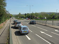 A419 Ebley bypass, looking towards Stroud