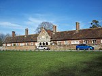 Almshouses including front wall