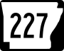 Highway 227 marker