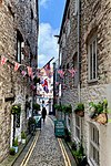 The cobbled New Street of the Plymouth Barbican