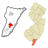 开普梅法院在新泽西州中的位置